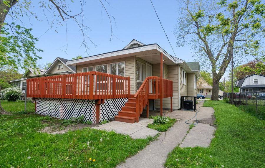 exterior rear, forest